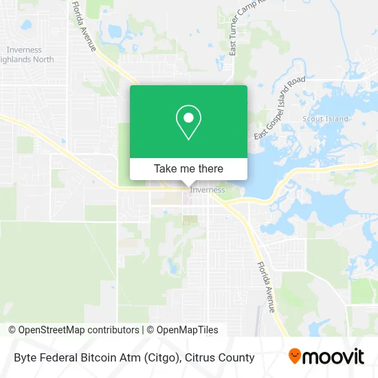 Byte Federal Bitcoin Atm (Citgo) map