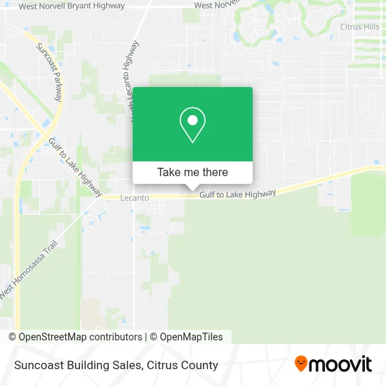 Suncoast Building Sales map