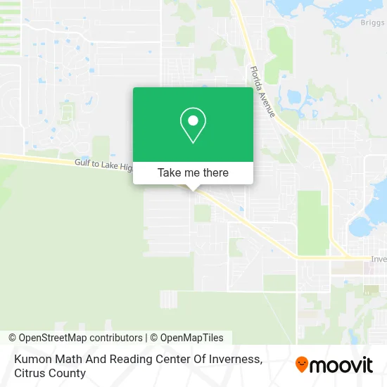 Kumon Math And Reading Center Of Inverness map