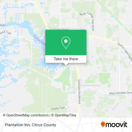 Plantation Inn map