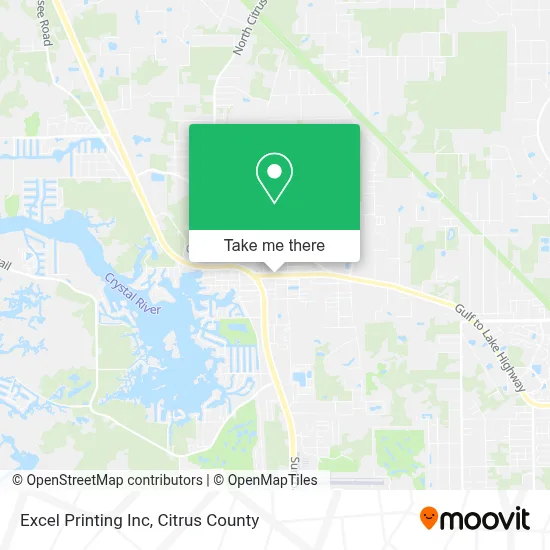 Excel Printing Inc map