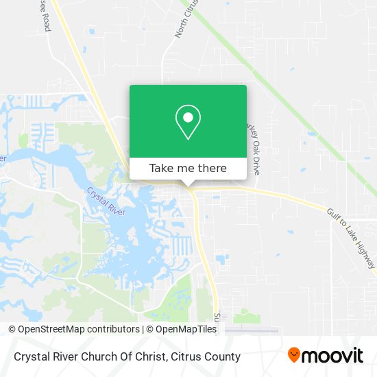 Mapa de Crystal River Church Of Christ