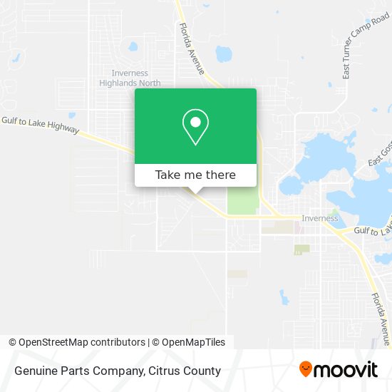 Mapa de Genuine Parts Company