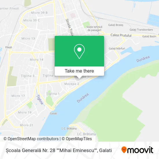Școala Generală Nr. 28 ""Mihai Eminescu"" map