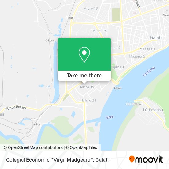 Colegiul Economic ""Virgil Madgearu"" map