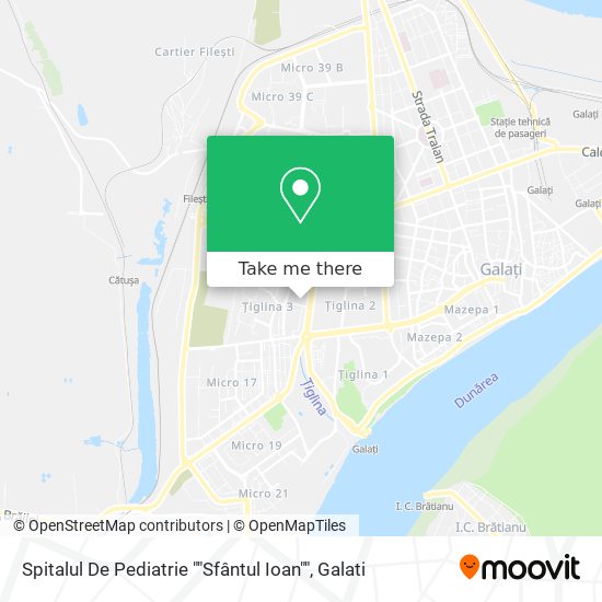 Spitalul De Pediatrie ""Sfântul Ioan"" map