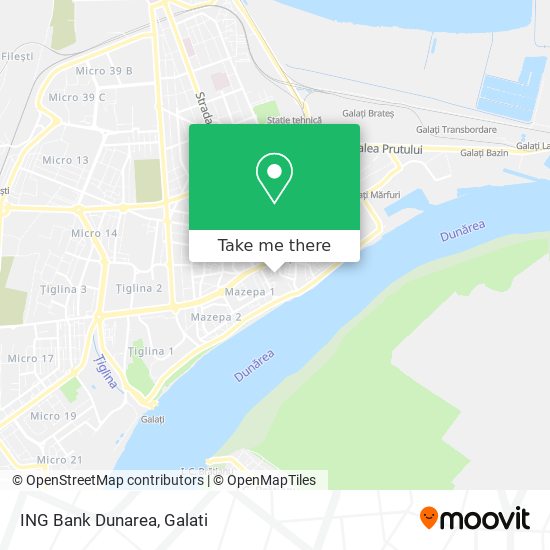 ING Bank Dunarea map