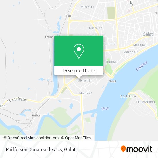 Raiffeisen Dunarea de Jos map