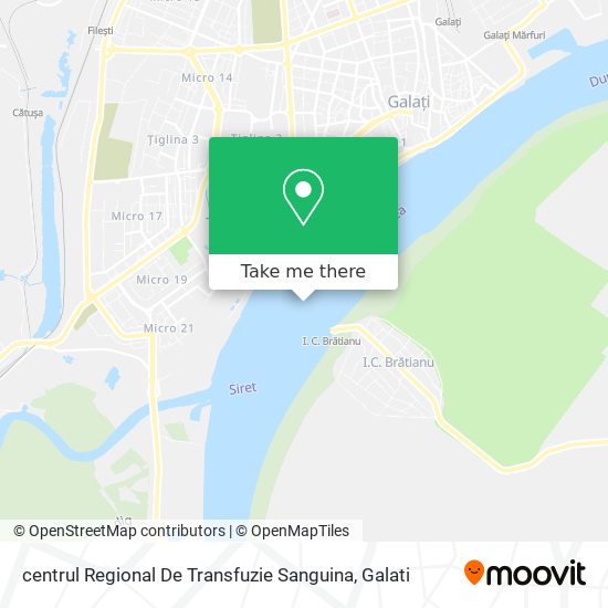 centrul Regional De Transfuzie Sanguina map