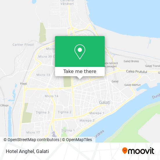 Hotel Anghel map