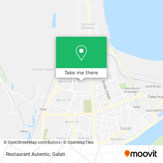 Restaurant Autentic map