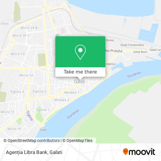 Agenția Libra Bank map