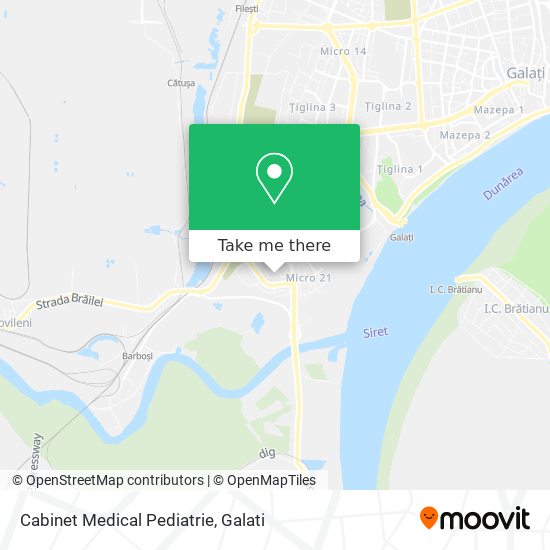 Cabinet Medical Pediatrie map