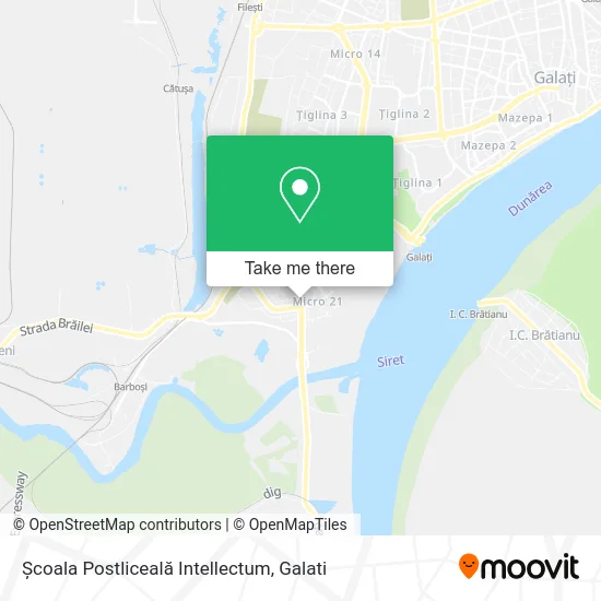 Școala Postliceală Intellectum map