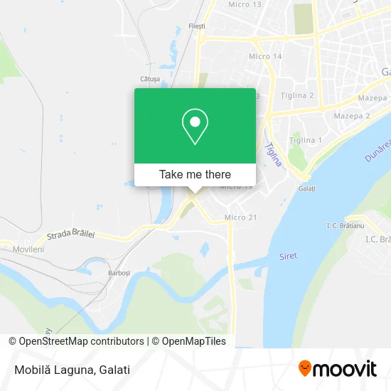 Mobilă Laguna map