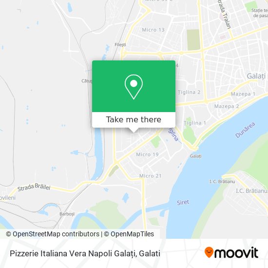 Pizzerie Italiana Vera Napoli Galați map