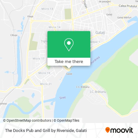 The Docks Pub and Grill by Riverside map