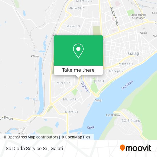 Sc Dioda Service Srl map