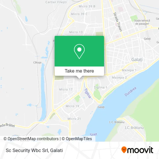 Sc Security Wbc Srl map