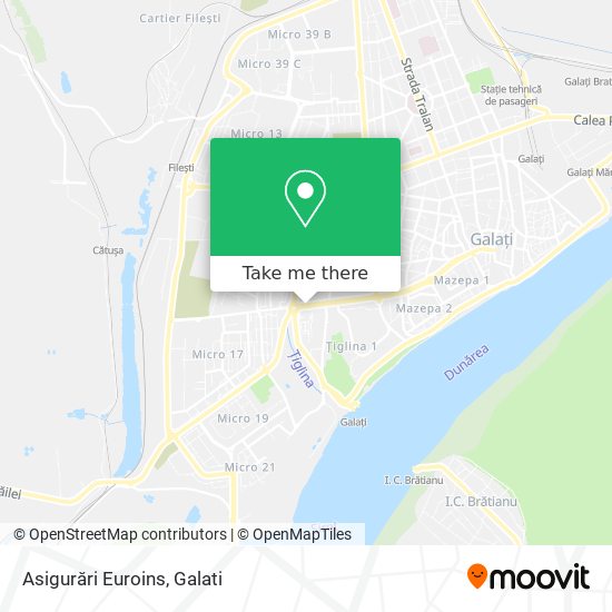Asigurări Euroins map