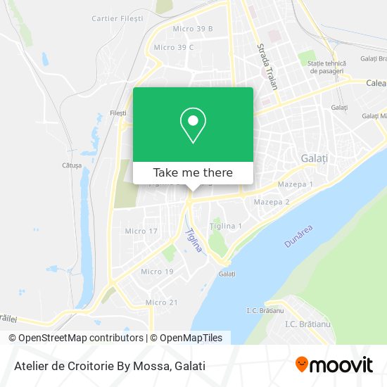 Atelier de Croitorie By Mossa map
