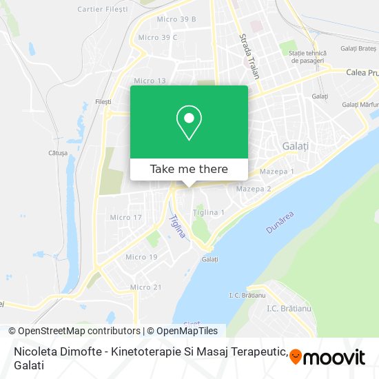 Nicoleta Dimofte - Kinetoterapie Si Masaj Terapeutic map