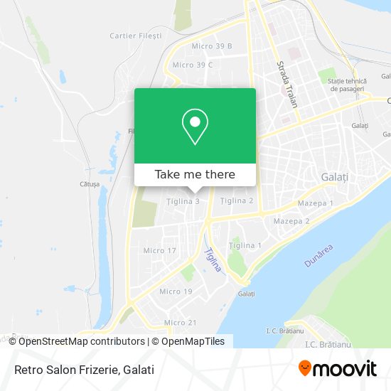 Retro Salon Frizerie map