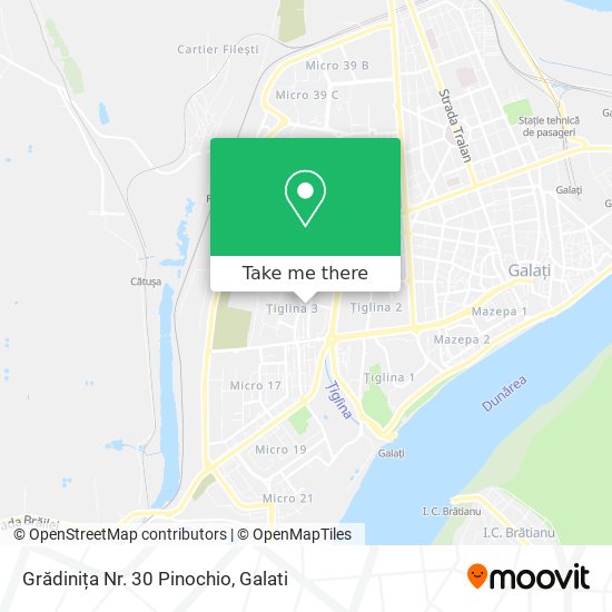 Grădinița Nr. 30 Pinochio map