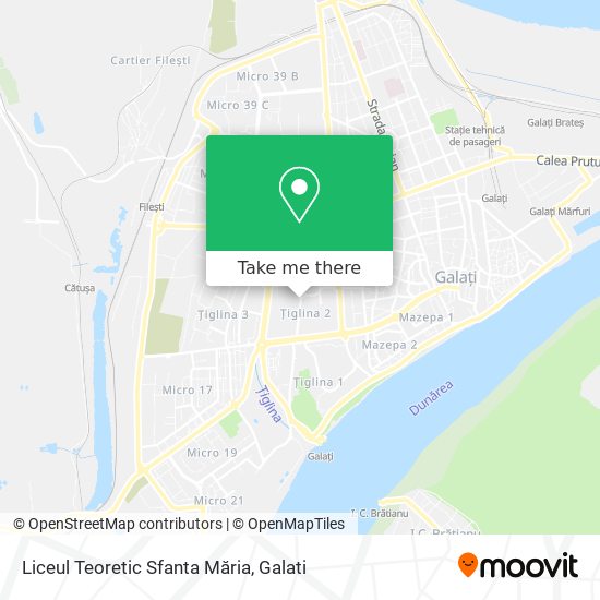Liceul Teoretic Sfanta Măria map