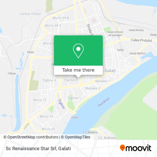 Sc Renaissance Star Srl map