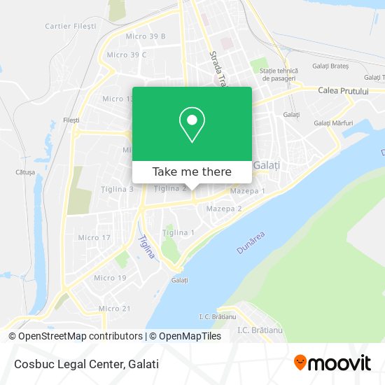 Cosbuc Legal Center map
