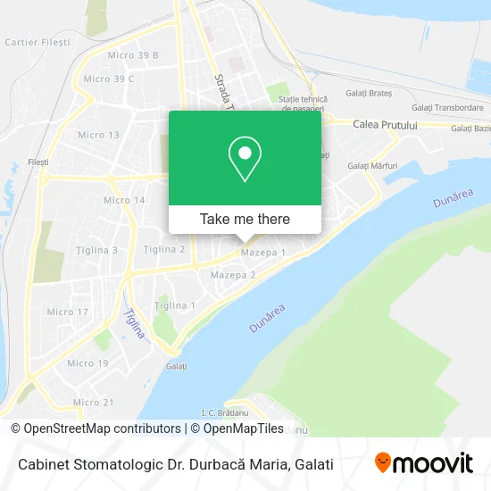 Cabinet Stomatologic Dr. Durbacă Maria map
