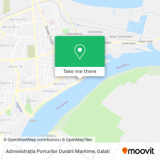 Administrația Porturilor Dunării Maritime map