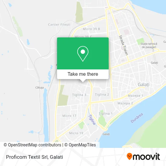 Proficom Textil Srl map