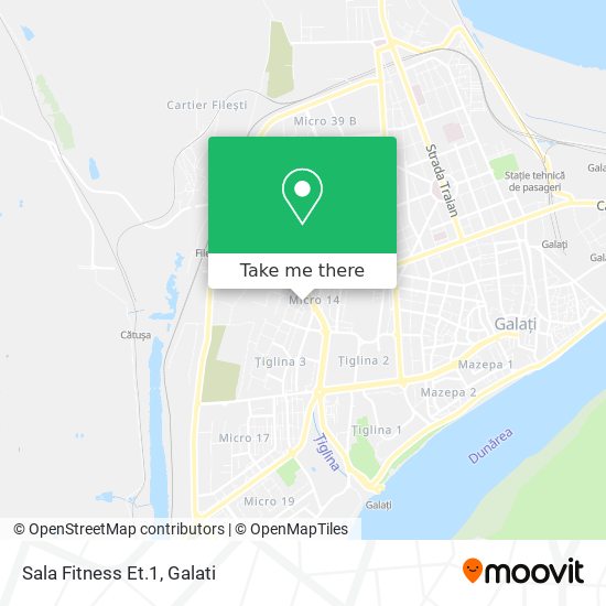 Sala Fitness Et.1 map
