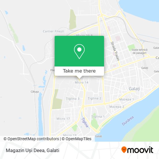 Magazin Uși Deea map