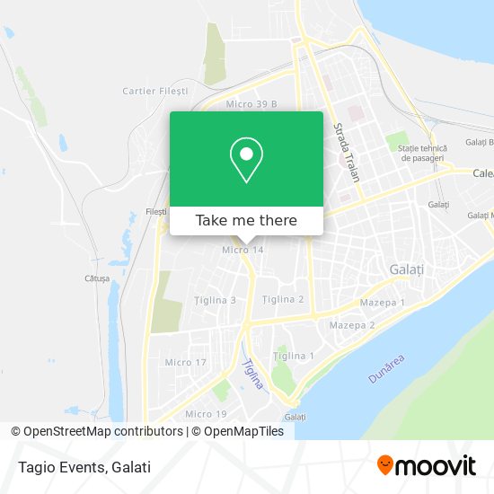 Tagio Events map