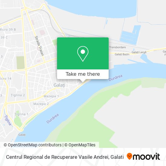Centrul Regional de Recuperare Vasile Andrei map