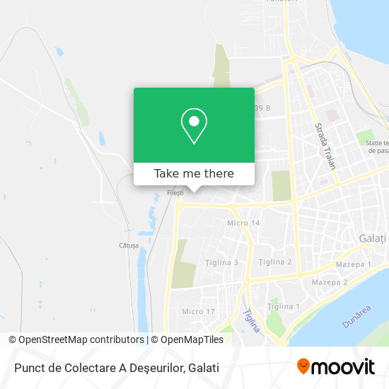 Punct de Colectare A Deşeurilor map