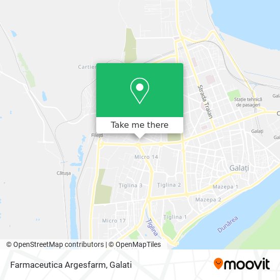 Farmaceutica Argesfarm map