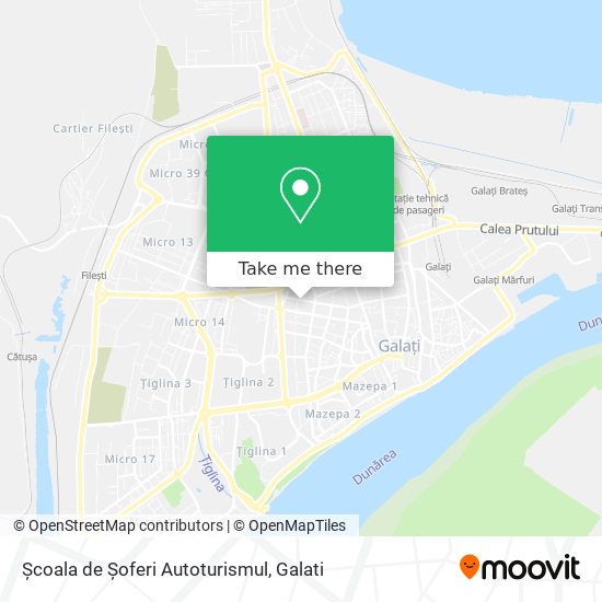 Școala de Șoferi Autoturismul map