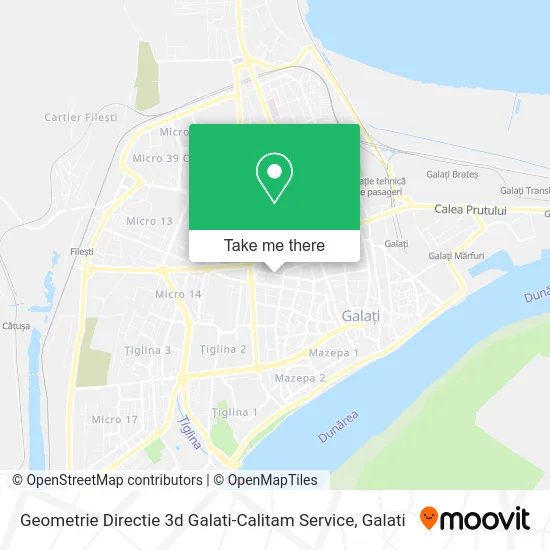 Geometrie Directie 3d Galati-Calitam Service map
