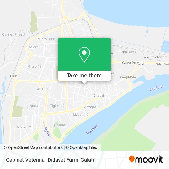 Cabinet Veterinar Didavet Farm map