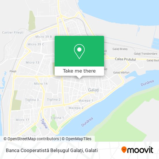 Banca Cooperatistă Belșugul Galați map