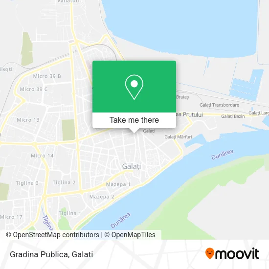 Gradina Publica map