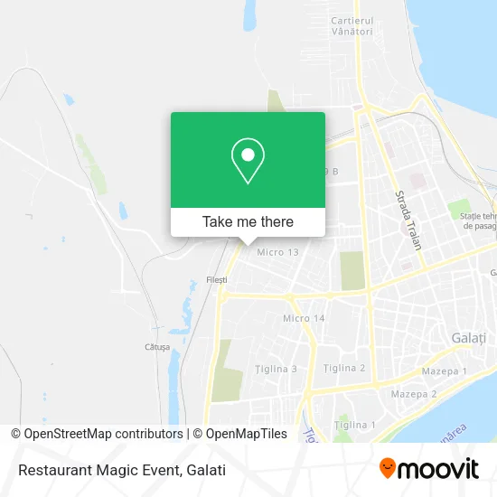 Restaurant Magic Event map