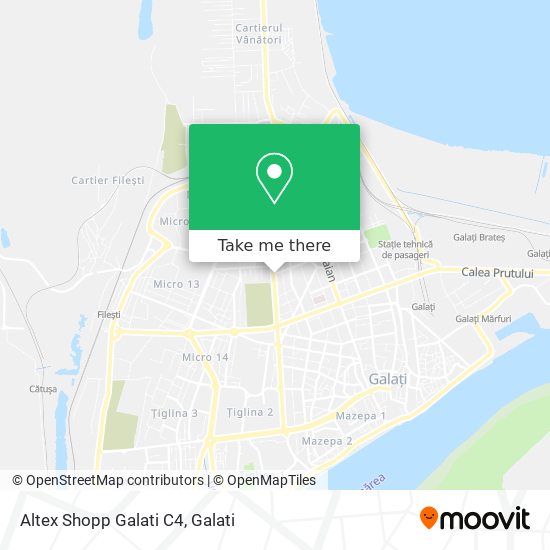 Altex Shopp Galati C4 map