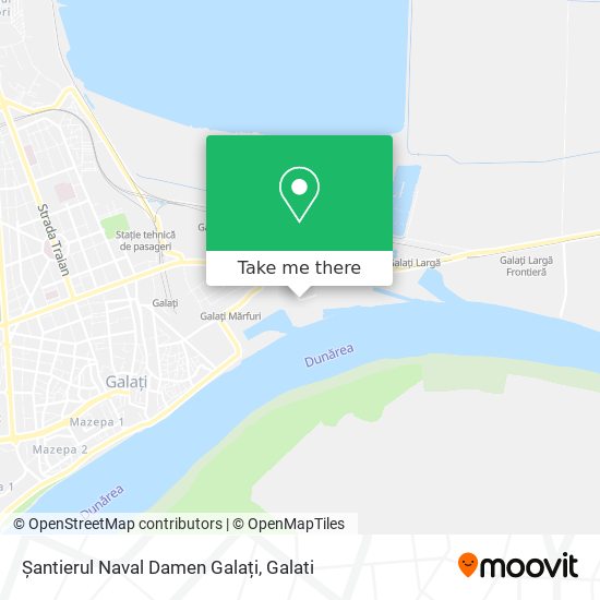 Șantierul Naval Damen Galați map