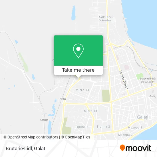 Brutărie-Lidl map