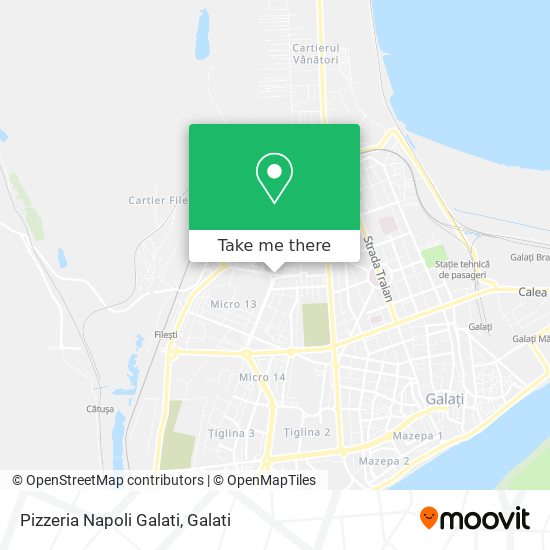 Pizzeria Napoli Galati map